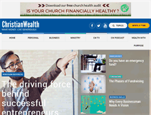 Tablet Screenshot of christianwealth.com